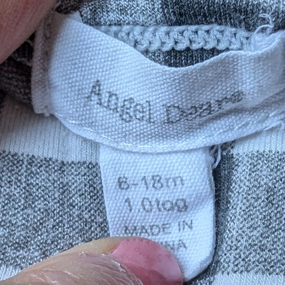 Angel Dear Bamboo Baby Infant Wearable Blanket Sleep Sack Gingham Plaid 6-18mo - Picture 3 of 7